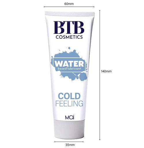 BTB Water Based Cool Feeling Lubricant 100ml - Allure Adornments