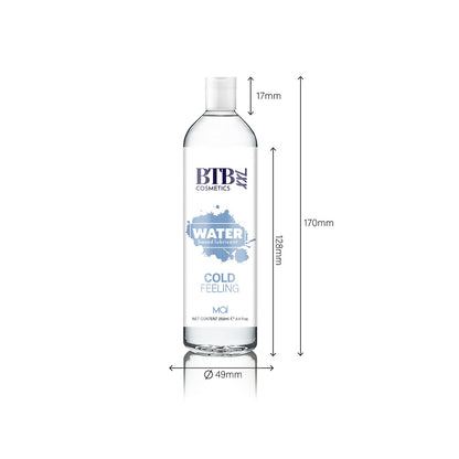BTB Water Based Cool Feeling Lubricant 250ml - Allure Adornments