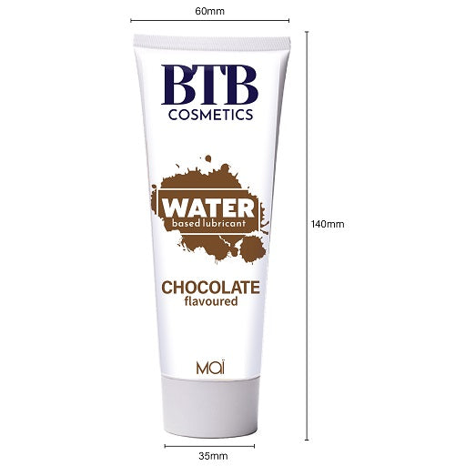 BTB Water Based Lubricant Chocolate 100ml - Allure Adornments