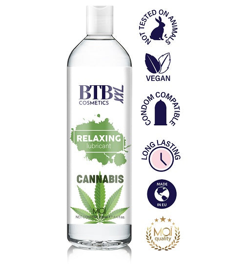BTB Water Based Cannabis Lubricant 250ml - Allure Adornments
