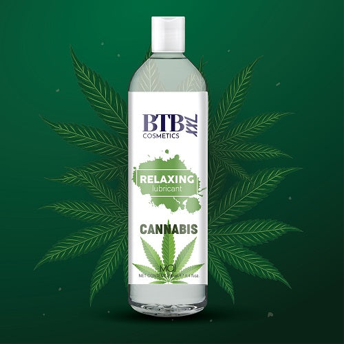 BTB Water Based Cannabis Lubricant 250ml - Allure Adornments