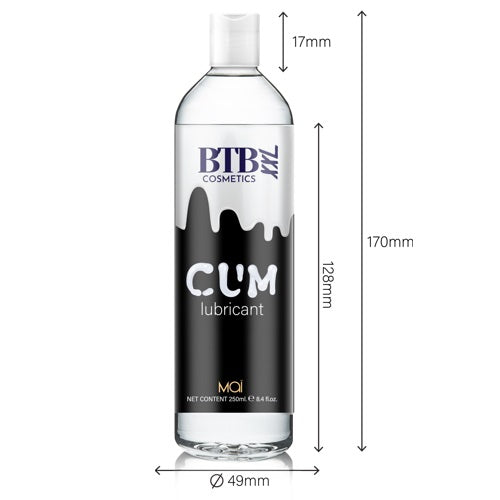 BTB Cum Lubricant 250ml - Allure Adornments