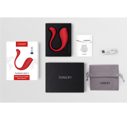Svakom Phoenix Neo 2 Interactive App Controlled Vibrator - Allure Adornments