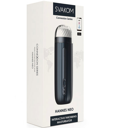 Svakom Hannes Neo Heat Vibrating Male Masturbator - Allure Adornments