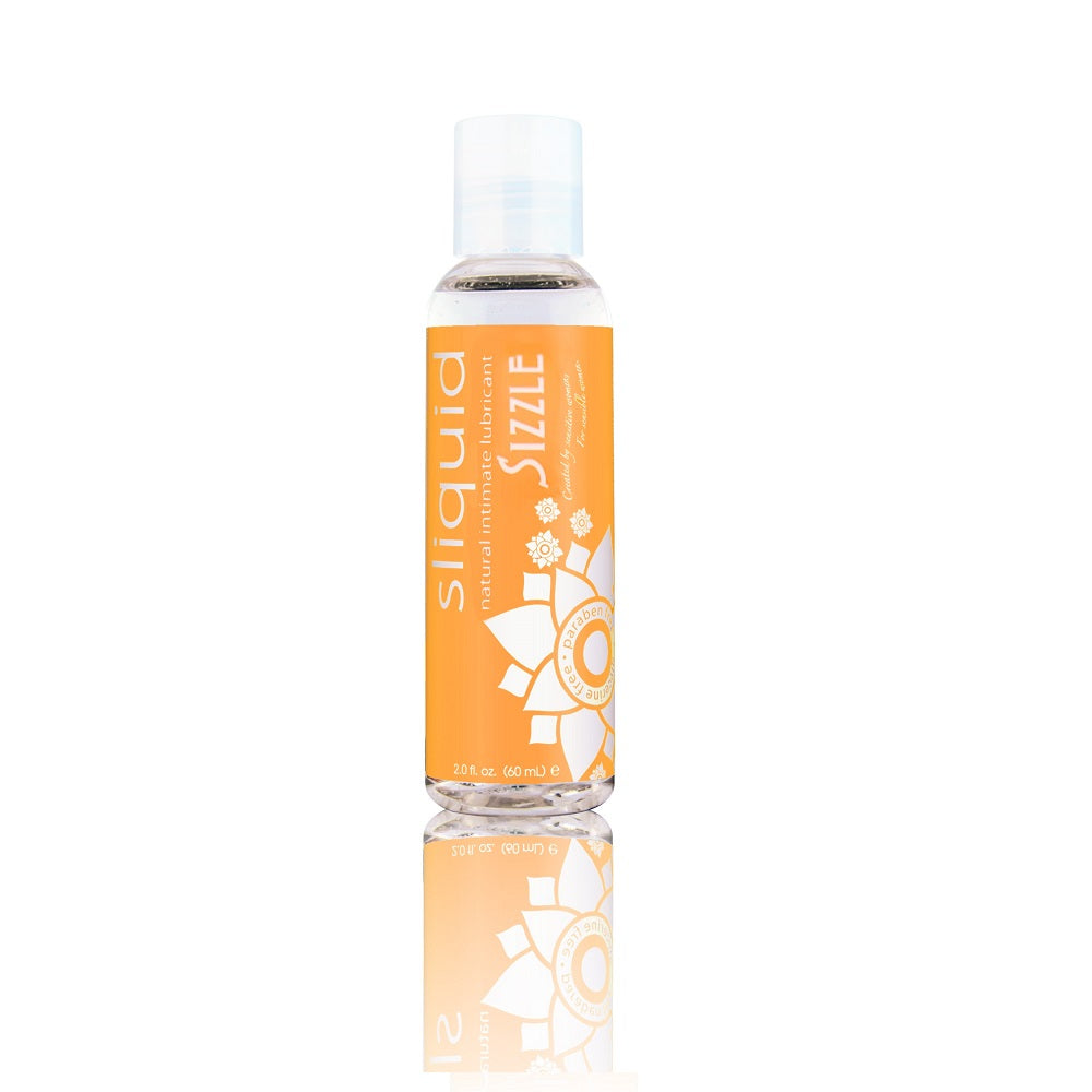 Sliquid Naturals Sizzle Lubricant-59ml - Allure Adornments