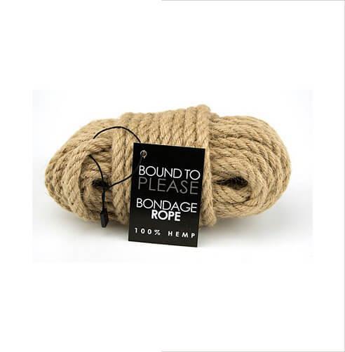 Bound to Please Bondage Rope Hemp - Allure Adornments