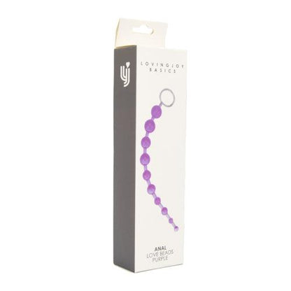 Loving Joy Anal Love Beads Purple - Allure Adornments