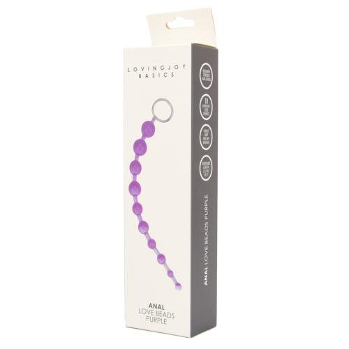 Loving Joy Anal Love Beads Purple - Allure Adornments
