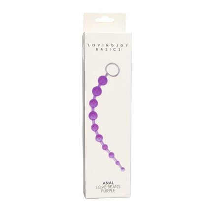 Loving Joy Anal Love Beads Purple - Allure Adornments
