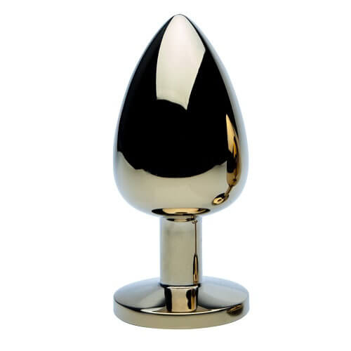 Precious Metals Gold Butt Plug-Large - Allure Adornments