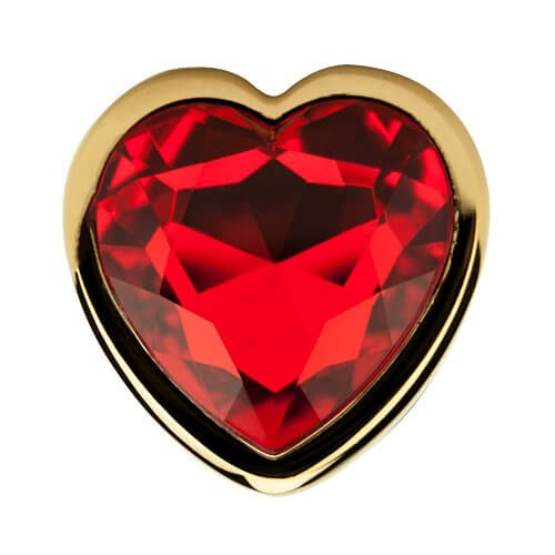 Precious Metals Heart Shaped Butt Plug-Gold - Allure Adornments